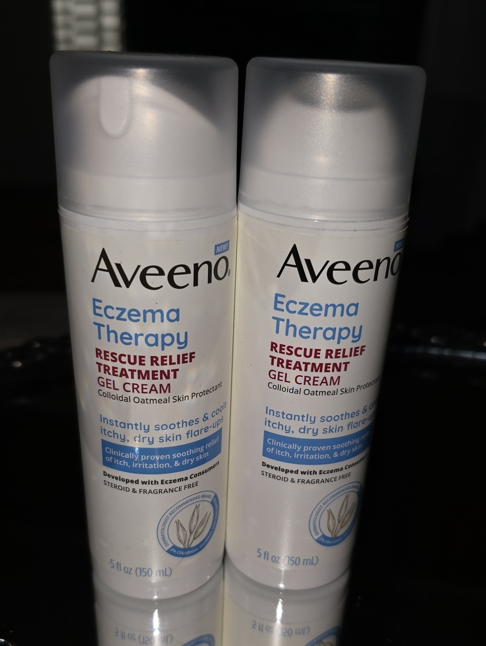 Eczema Therapy Rescue Relief Treatment Gel Cream (2) 5oz NWT